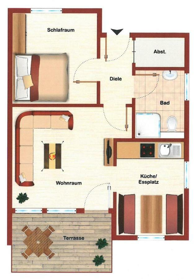 Вілла Ferienhaus An Der Lister Windebruch Екстер'єр фото